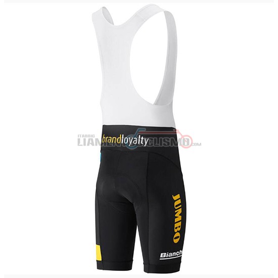 Abbigliamento Ciclismo Lotto Nl Jumbo Manica Corta 2018 Giallo e Nero